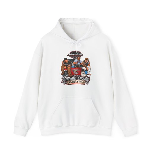 Straight Enough To Argue With Heavy Blend Hoodie · S–5XL
