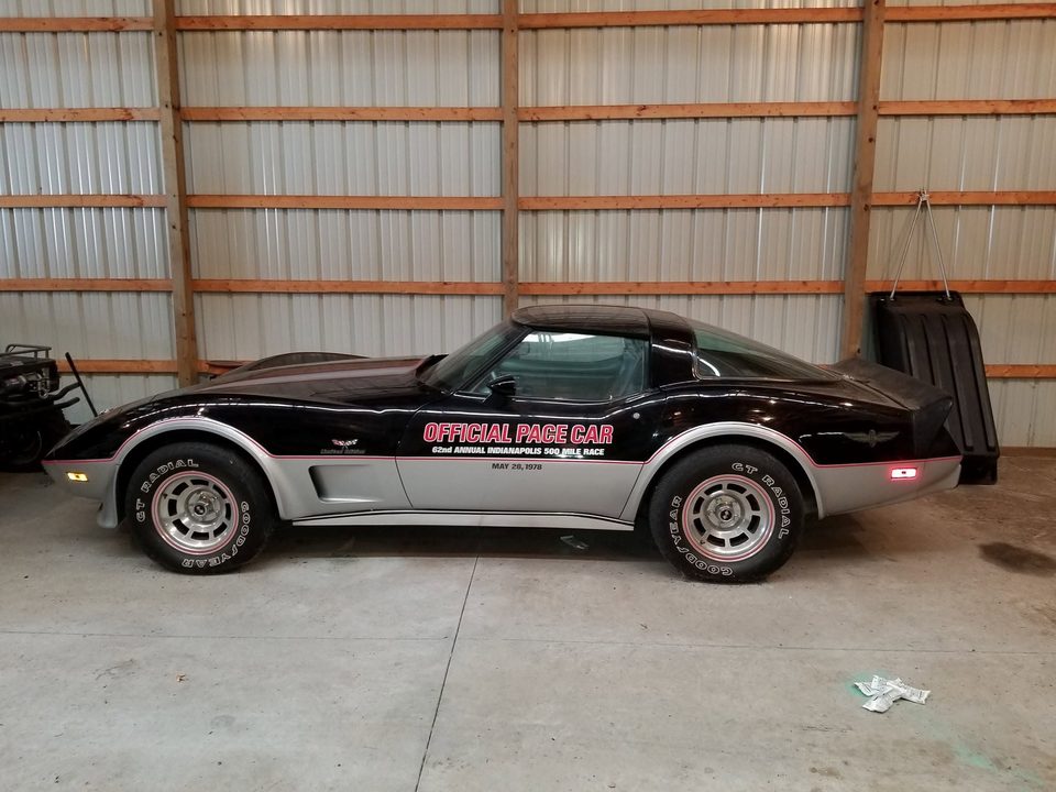 Pace Car — the finished 1978 Corvette Pace Car Edition